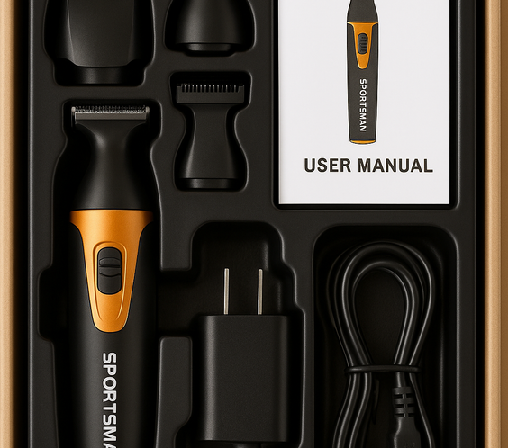 Auro SPORTSMAN™ – Il Rasoio 4 in 1 per una Cura Completa